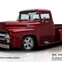 1956 Ford F100  Burgundy Pickup Truck 351 V8 3 Speed Automatic