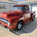 1956 Ford F100 Pickup Red RWD Automatic Custom