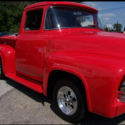 1956 Ford F100 Pickup Red RWD Automatic