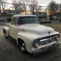 1956 Ford F100 Pickup White RWD Manual F-100 F1