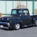 1956 Ford F100  Satin Black  289 Automatic