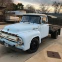 1956 Ford F350 flatbed, All original, needs restored,Truck runs and is drivable.