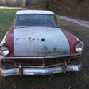 1956 ford fairlane 2 door post