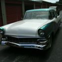 1956 ford fairlane 3 speed stick 292 engine hawiian teal/ white finish