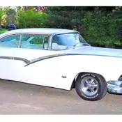 1956 ford fairlane victoria hardtop, 406 3-speed auto, LOADED (NOT a Crown Vic)!