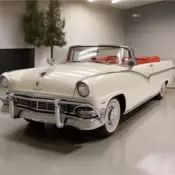 1956 Ford Fairlane, White with 12,880 Miles available now!