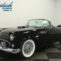 1956 Ford Thunderbird  27100 Miles Raven Black Convertible 312 V8 3 Speed Manual