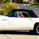 1956 FORD THUNDERBIRD CONVERTIBLE 312 THREE SPEED W/ OVERDRIVE DISC BRAKES NICE