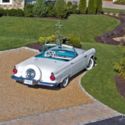 1956 FORD THUNDERBIRD, ORIGINAL SOUTHERN CALIFORNIA BLACK PLATE