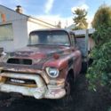 1956 gmc 250  flatbed truck complete restauration project
