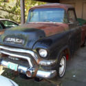 1956 gmc shortbed deluxe big window project like apache factory V/8 4sp