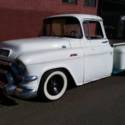 1956 GMC SHORTBED STEPSIDE TRUCK 100 .. DELUXE BIG WINDOW CAB  CHEVY 1955 1957