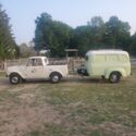 1956 International "Trailerall" SCOUT PICKUP TRAVELALL