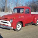 1956 International pickup truck 1/2 ton shortbox Farm find driver