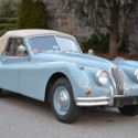 1956 Jaguar XK-140  0 Blue   Manual