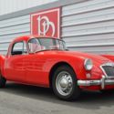 1956 MG A 1500 MkI coupe, Bright Red on black, Lovely Classic