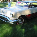 1956 OLDSMOBILE SUPER 88 2 DOOR HARDTOP, FACTORY STICK SHIFT !!!! GREAT SHAPE !!