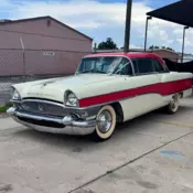 1956 Packard Clipper 2 Door Hardtop White and Red