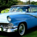 1956 Rare Sunliner Convertible,Restored Two-Tone Blue,PS,PTop,FDisc,V-8,Auto,Exc