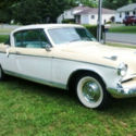 1956 Studebaker Golden Hawk with floor shift manual transmission, power steering