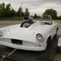 1956 thunderbird drag altered race car rolling chassis