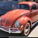 1956 Volkswagen Beetle Coupe Orange RWD Manual