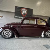 1956 Volkswagen Beetle Red Chrome