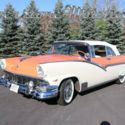 1956 White and Orange 312cid Tbird Powered Fordomatic Convertible