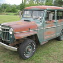 1956 Willys Jeep utility wagon 4 x 4 truck solid Barn Find 100% original
