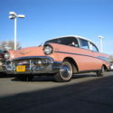 1957 283 Cui V8 2 Door Dual Post All Original Engine, India Ivory/canyon coral