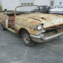 1957 57 Chevy Convertible Bel Air 2 Door Conv RARE BARN FIND PROJECT CAR