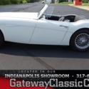 1957 Austin Healey 100  0 White Convertible 350 CID V8 4 Speed Automatic