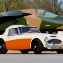 1957 Austin Healey 100-6 BN4 cream/orange coves, spare tires,rebuilt eng/trans
