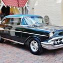 1957 BelAir Power Steering Air Conditioning Custom Shaved Dash w/ Digital Guages