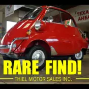1957 BMW Isetta 300 Convertible 4900 Miles Museum Car 55 56 57 58 59 60 61 62