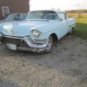 1957 CADILLAC DE VILLE 2 DR HARD TOP UNRESTORED SURVIVOR BARN FIND