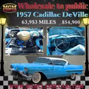 1957 Cadillac DeVille NUMBERS MATCHING Series 62 Restored Condition!!
