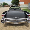 1957 CADILLAC SERIES 62 CONVERTIBLE. TRIPLE BLACK, RESTORED. # MATCH
