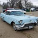 1957 Cadillac Series 62 Coupe /Power Brakes Power steering 65275 Miles Blue Coup