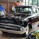 1957 Chevrolet 150 Black Widow 0 Black and White  283C.I. Column Shift 3-Speed M