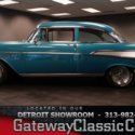 1957 Chevrolet 210  16680 Miles Harbor Blue Coupe 350 CID V8 3 Speed Automatic