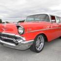 1957 Chevrolet 210 210 Station wagon 0 Red Wagon V8 283 4 BB Automatic