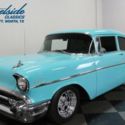 1957 Chevrolet 210  8837 Miles Turquoise Coupe 350 V8 3 Speed Automatic