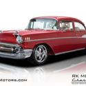 1957 Chevrolet 210  Red Sedan LS1 5.7 Liter V8 4 Speed Automatic