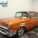 1957 Chevrolet 210 Restomod 2327 Miles Burnt Orange Coupe LT1 350 V8 4 Speed Aut