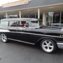 1957 Chevrolet 210 Wagon Onyx black 283 disc brakes A/C