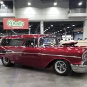 1957 Chevrolet 210 Wagon Red Custom