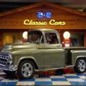 1957 Chevrolet 3100 Pickup – Olive Green Metallic / Meteor Gray