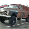 1957 Chevrolet 3800 Panel NAPCO 4X4 Conversion Very Rare History Off Road Barn