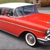 1957 Chevrolet Bel Air 2 Door Hardtop 283 cu in 220 hp 4-Speed Restored Ex Cond